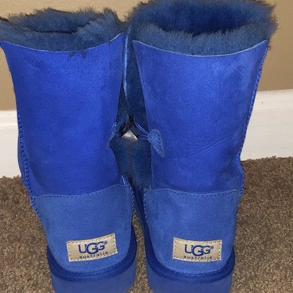 UGG Boots Royal Blue Custom Designed WORN ONCE - Picture 3 of 8